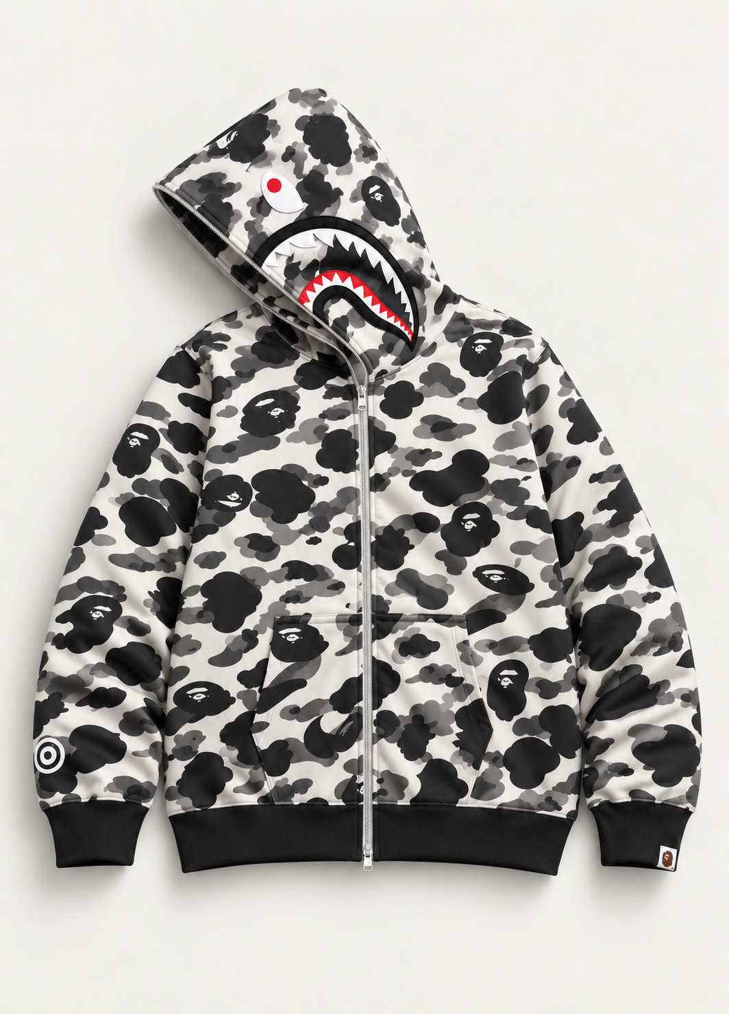 SHARK ZEBRA HOODIE